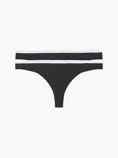 Calvin Klein Underwear HU418367 | Calvin Klein CK One Női Tanga Fekete